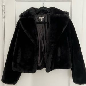 Topshop faux fur jacket